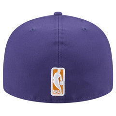 New Era Phoenix Suns Throwback Pennant 59FIFTY Fitted Hat Purple