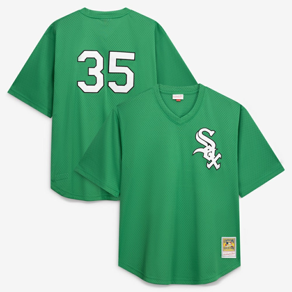 Frank Thomas Chicago White Sox Profile Big & Tall Cooperstown Collection Mesh Batting Practice Jersey Outlet