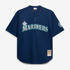 Seattle Mariners Mitchell & Ness Big & Tall Cooperstown Collection Mesh Batting Practice Jersey for sale