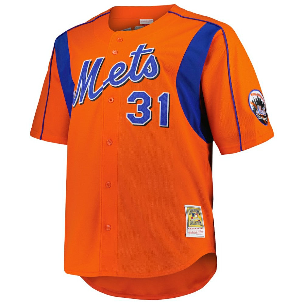 Mike Piazza New York Mets Mitchell & Ness Big & Tall Cooperstown Mesh Batting Practice Jersey Online