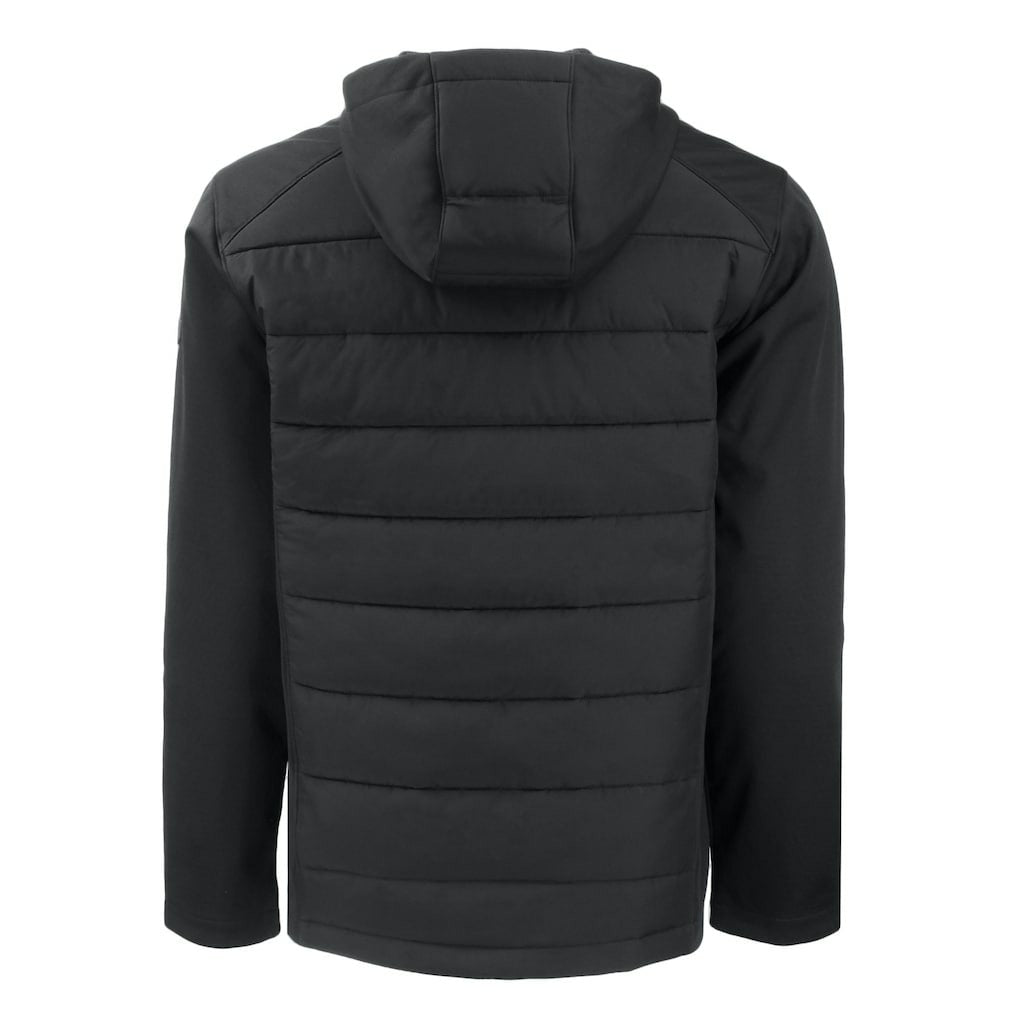 Jacksonville Jaguars Cutter & Buck Evoke PrimaLoft Hybrid Eco Softshell Recycled Full-Zip Hooded Jacket - Black - NFL