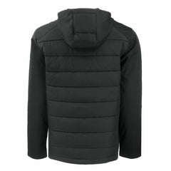 Green Bay Packers Cutter & Buck Evoke PrimaLoft Hybrid Eco Softshell Recycled Full-Zip Hooded Jacket - Black - NFL