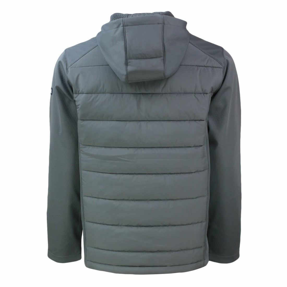 Green Bay Packers Cutter & Buck Evoke PrimaLoft Hybrid Eco Softshell Recycled Full-Zip Hooded Jacket - Gray - NFL