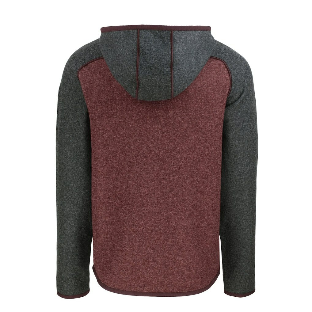 Washington Commanders Cutter & Buck Mainsail Full-Zip Hooded Jacket - Heather Burgundy - NFL