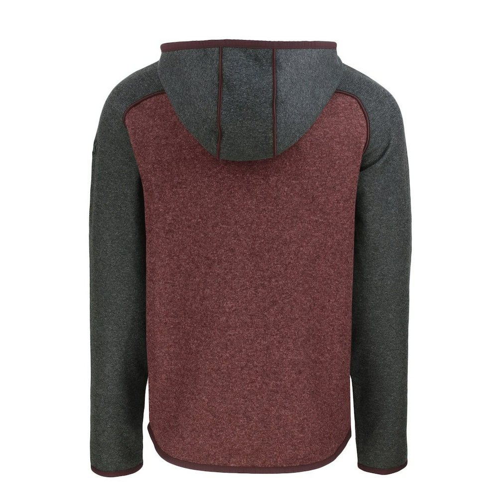 Washington Commanders Cutter & Buck Mainsail Full-Zip Hooded Jacket - Heather Burgundy - NFL