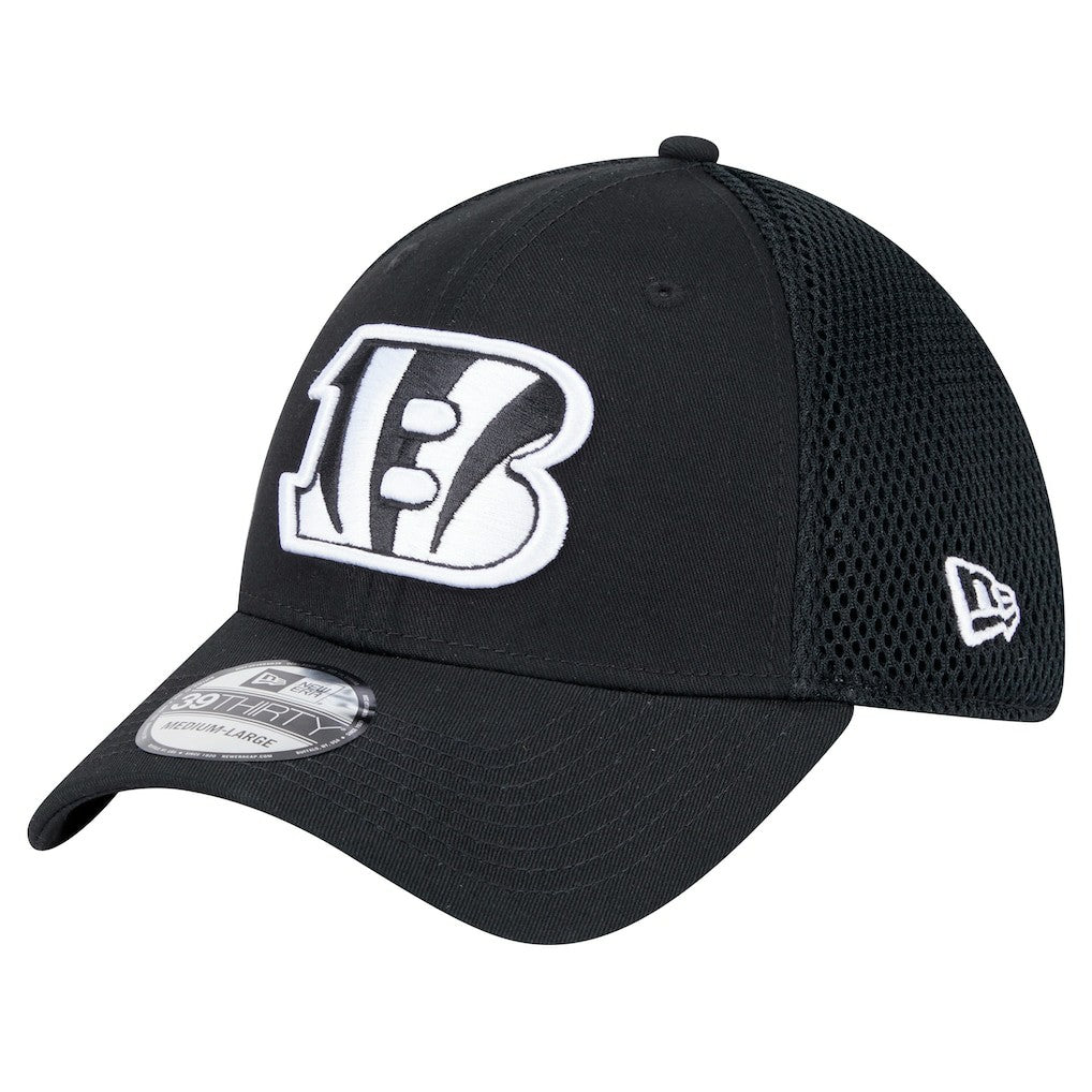 New Era Cincinnati Bengals Black Main Neo 39THIRTY Flex Hat - NFL