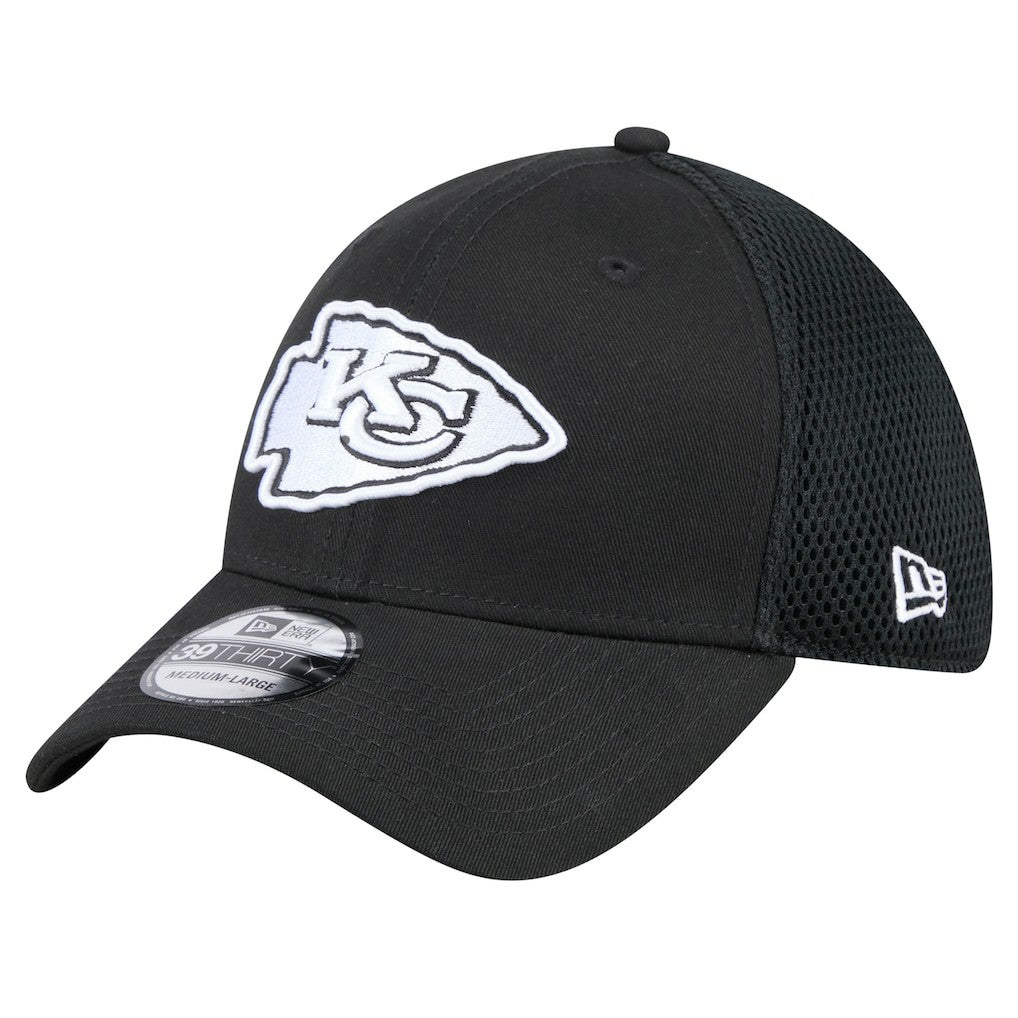 New Era Kansas City Chiefs Black Main Neo 39THIRTY Flex Hat - NFL