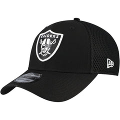 New Era Las Vegas Raiders Black Main Neo 39THIRTY Flex Hat - NFL