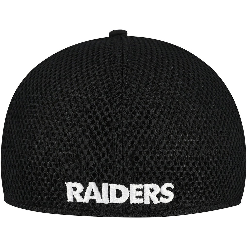 New Era Las Vegas Raiders Black Main Neo 39THIRTY Flex Hat - NFL