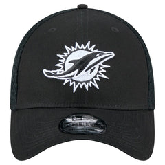 New Era Miami Dolphins Black Main Neo 39THIRTY Flex Hat - NFL