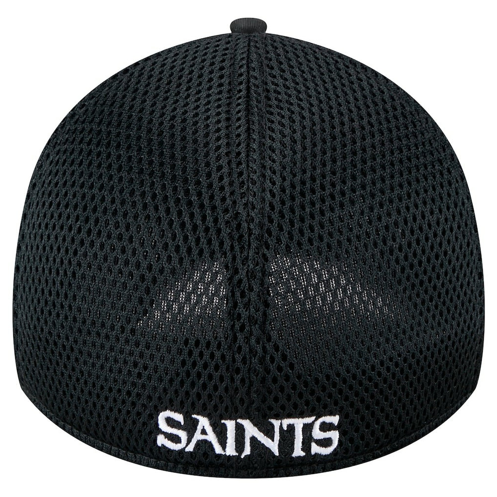 New Era New Orleans Saints Black Main Neo 39THIRTY Flex Hat - NFL