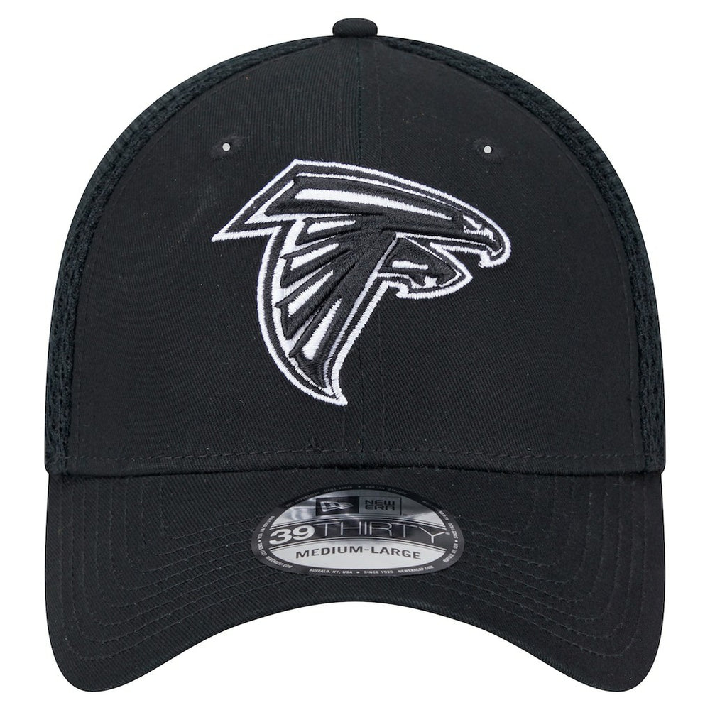 New Era Atlanta Falcons Black Main Neo 39THIRTY Flex Hat - NFL