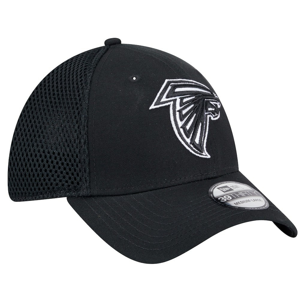 New Era Atlanta Falcons Black Main Neo 39THIRTY Flex Hat - NFL
