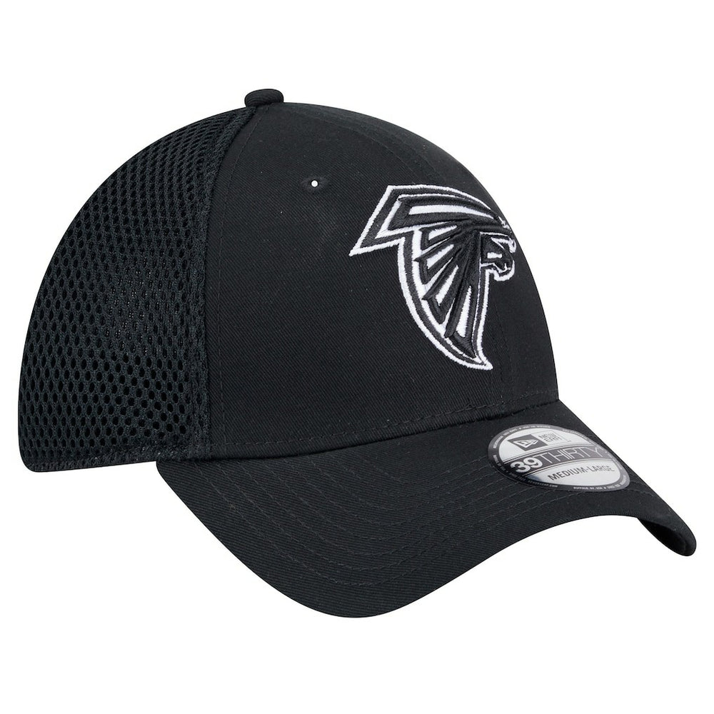 New Era Atlanta Falcons Black Main Neo 39THIRTY Flex Hat - NFL