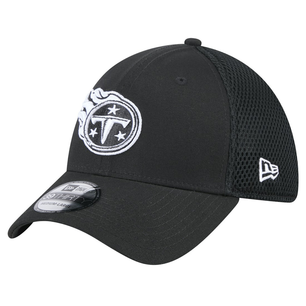 New Era Tennessee Titans Black Main Neo 39THIRTY Flex Hat - NFL