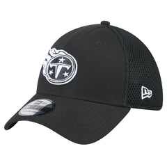New Era Tennessee Titans Black Main Neo 39THIRTY Flex Hat - NFL