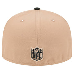 Baltimore Ravens New Era Logo Main 59FIFTY Fitted Hat - Tan - NFL