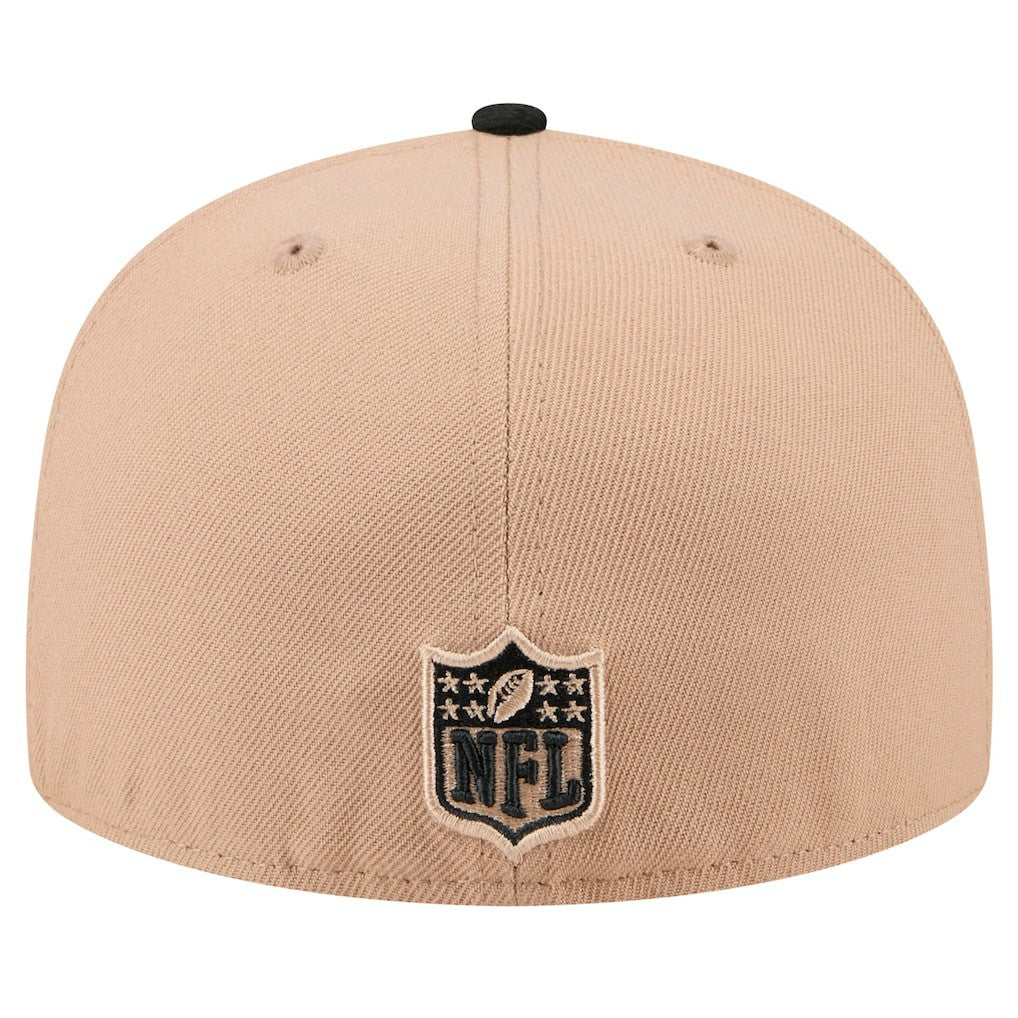 Cincinnati Bengals New Era Logo Main 59FIFTY Fitted Hat - Tan - NFL