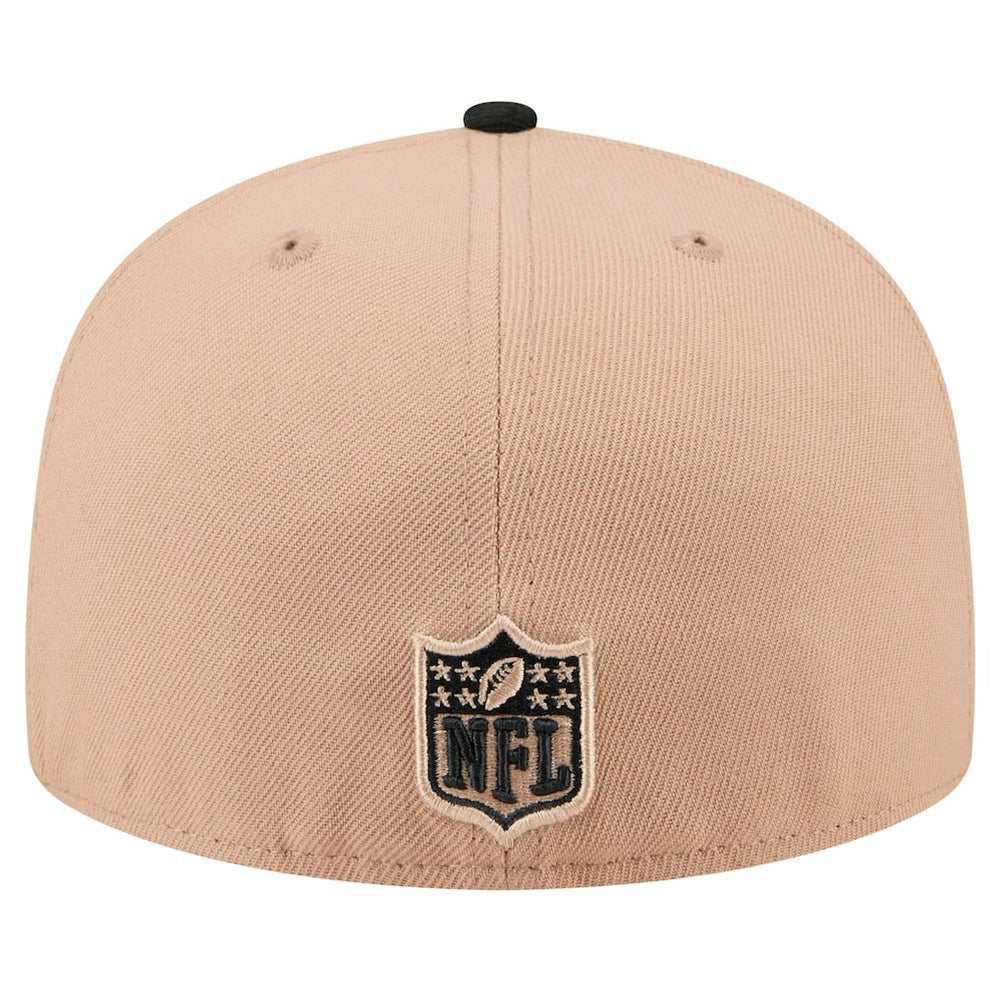 Cincinnati Bengals New Era Logo Main 59FIFTY Fitted Hat - Tan - NFL