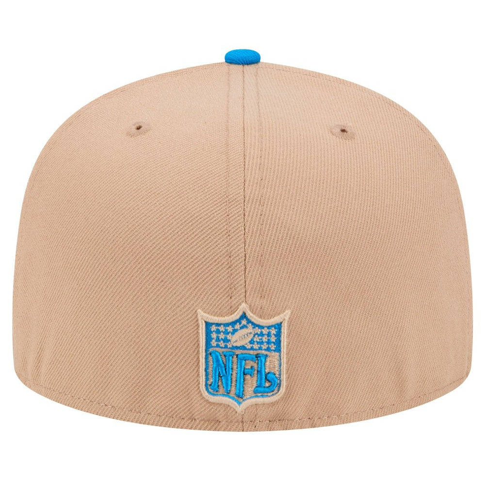 Detroit Lions New Era Throwback Logo Main 59FIFTY Fitted Hat - Tan - NFL