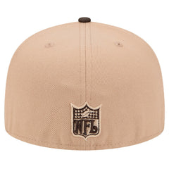 Cleveland Browns New Era Throwback Logo Main 59FIFTY Fitted Hat - Tan - NFL