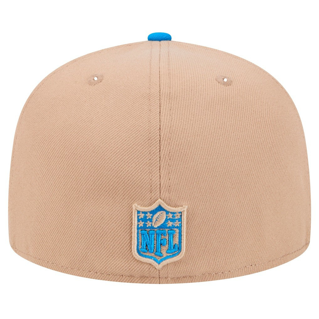 Detroit Lions New Era Logo Main 59FIFTY Fitted Hat - Tan - NFL