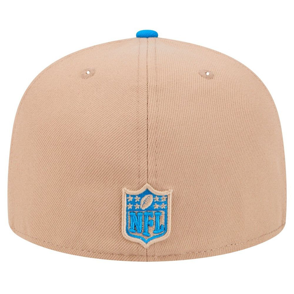 Detroit Lions New Era Logo Main 59FIFTY Fitted Hat - Tan - NFL