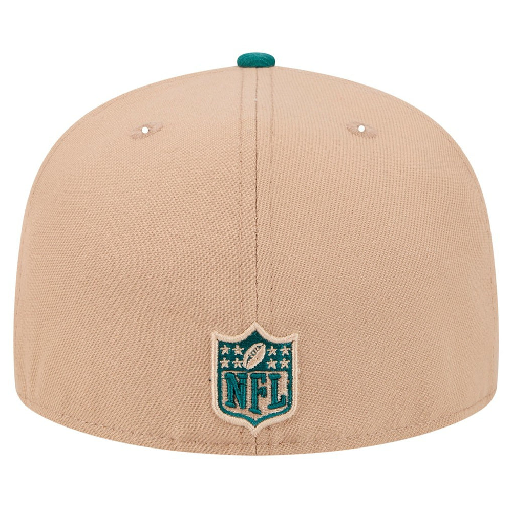 Philadelphia Eagles New Era Logo Main 59FIFTY Fitted Hat - Tan - NFL