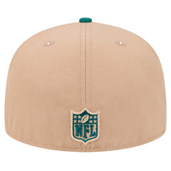 Philadelphia Eagles New Era Logo Main 59FIFTY Fitted Hat - Tan - NFL