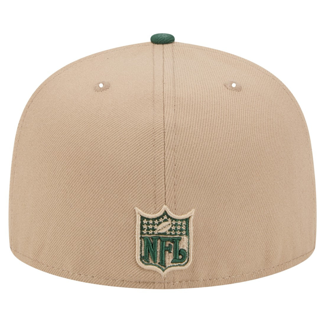 Green Bay Packers New Era Throwback Logo Main 59FIFTY Fitted Hat - Tan - NFL