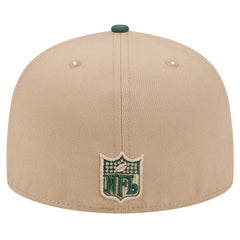 Green Bay Packers New Era Throwback Logo Main 59FIFTY Fitted Hat - Tan - NFL