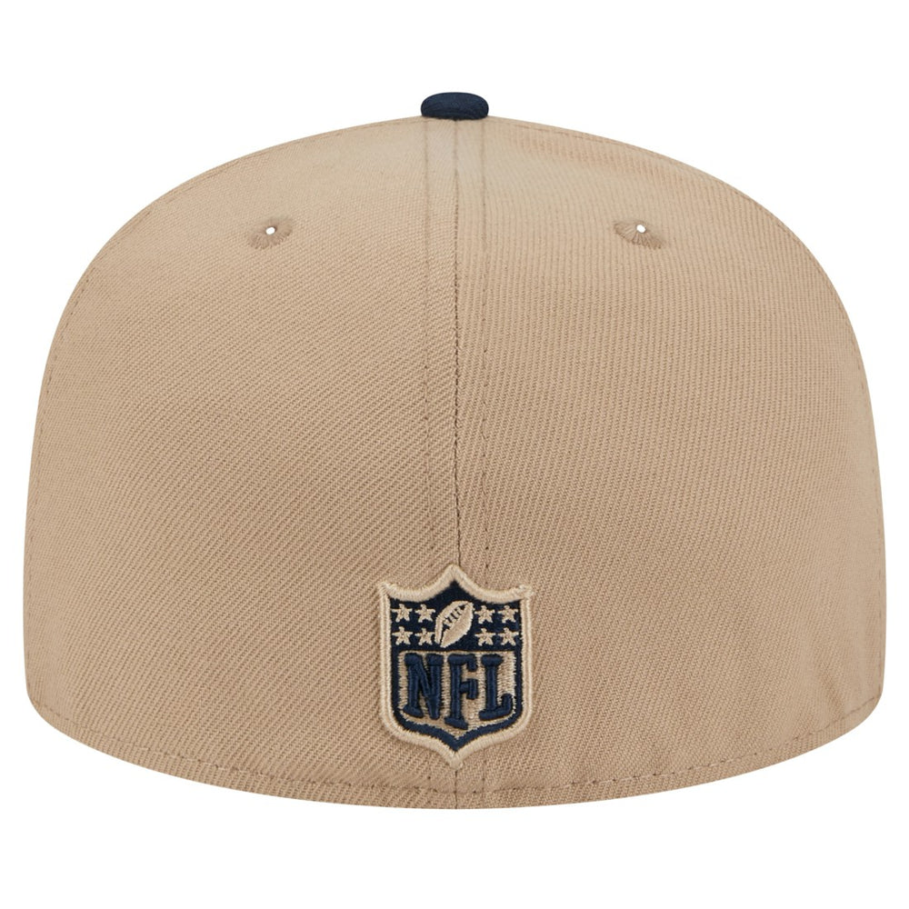Tennessee Titans New Era Logo Main 59FIFTY Fitted Hat - Tan - NFL