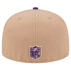 Minnesota Vikings New Era Logo Main 59FIFTY Fitted Hat - Tan - NFL