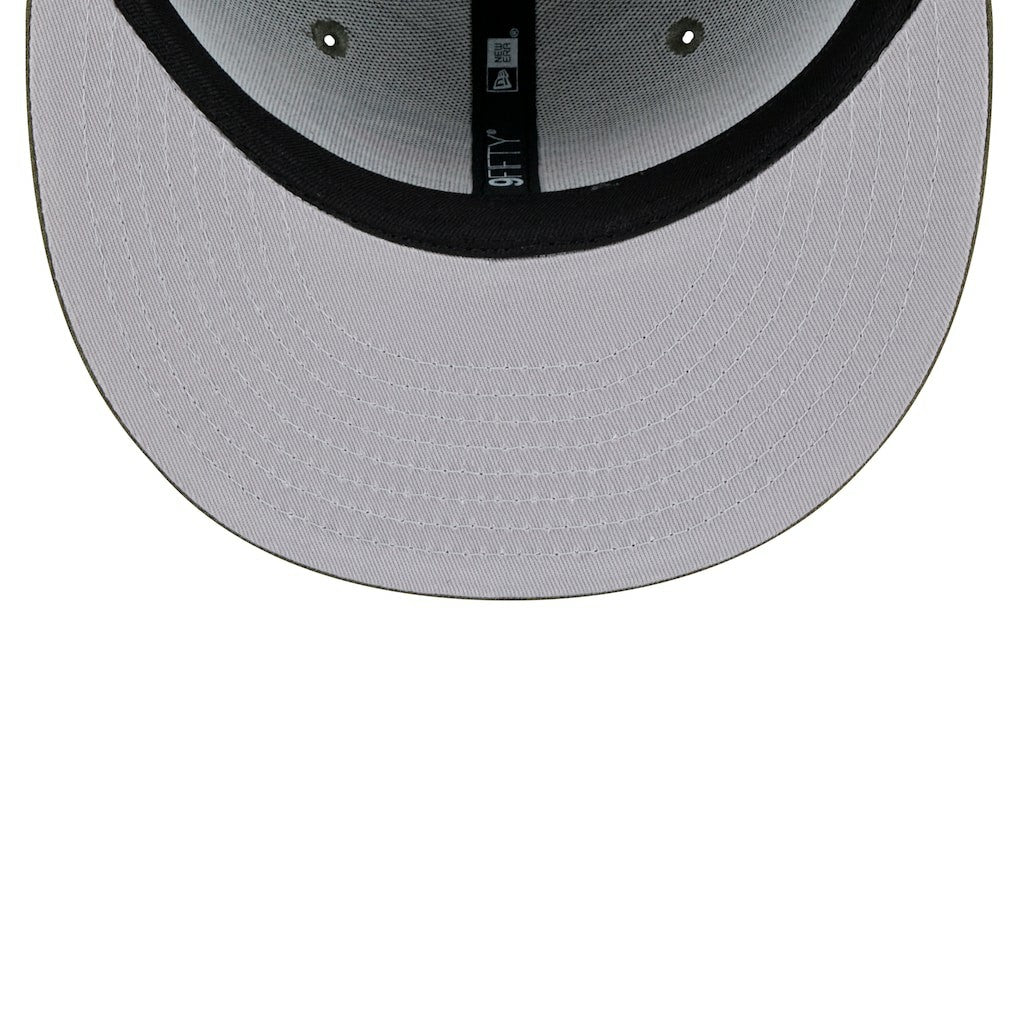 Detroit Lions New Era Main 9FIFTY Snapback Hat - Olive - NFL