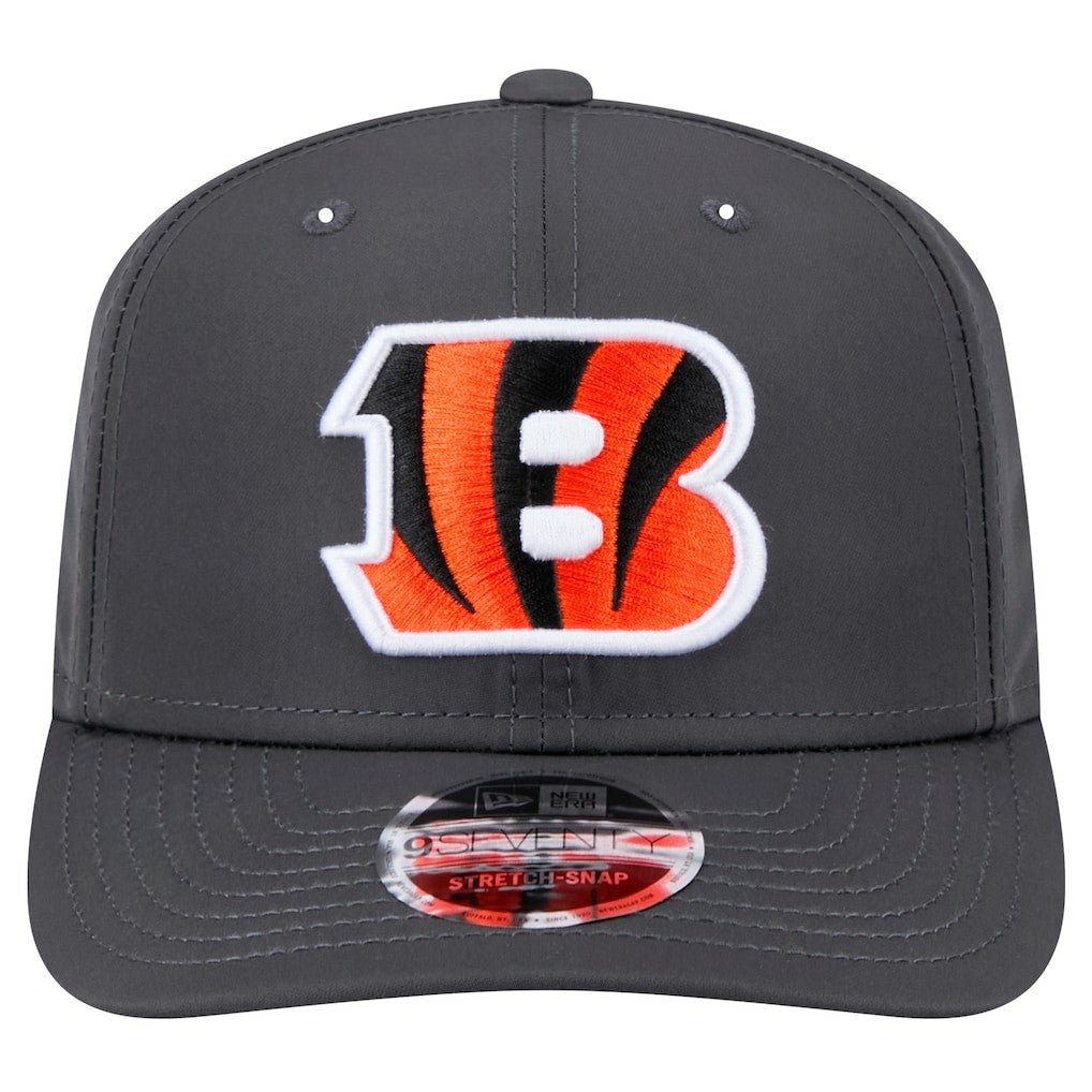 Cincinnati Bengals New Era Main 9SEVENTY Stretch-Snap Hat - Graphite - NFL