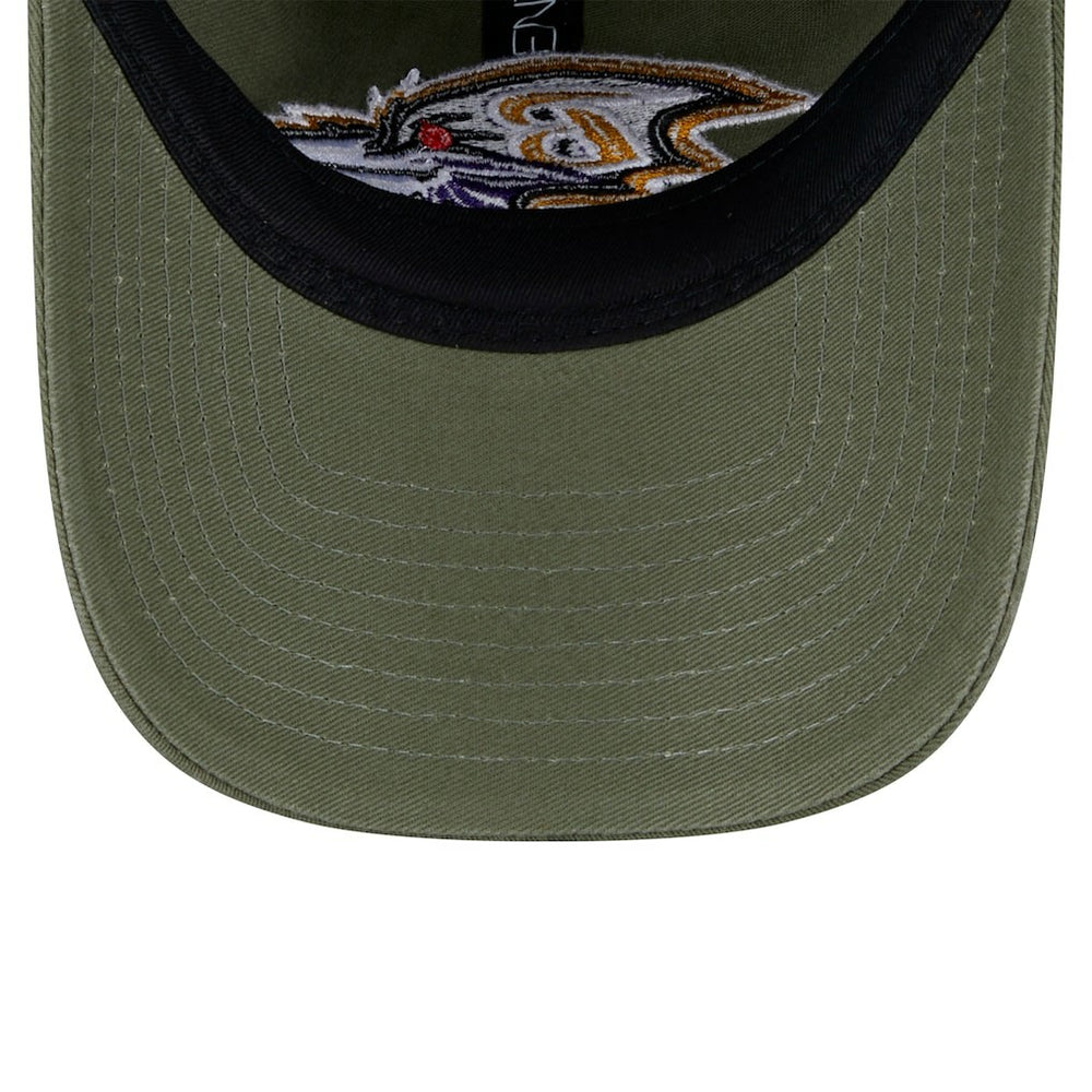 Baltimore Ravens New Era Main 9TWENTY Adjustable Hat - Olive - NFL