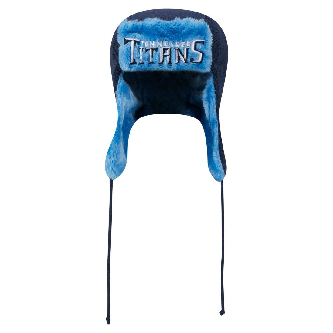 Tennessee Titans New Era Helmet Head Trapper Knit Hat - Navy - NFL