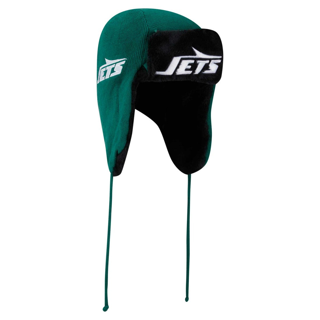 New York Jets New Era Helmet Head Trapper Knit Hat - Green - NFL