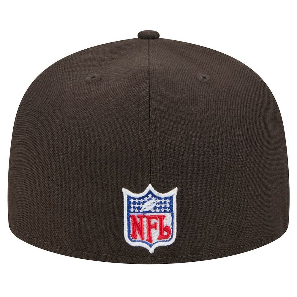 New Era Cleveland Browns Brown Throwback Main 59FIFTY Fitted Hat - NFL