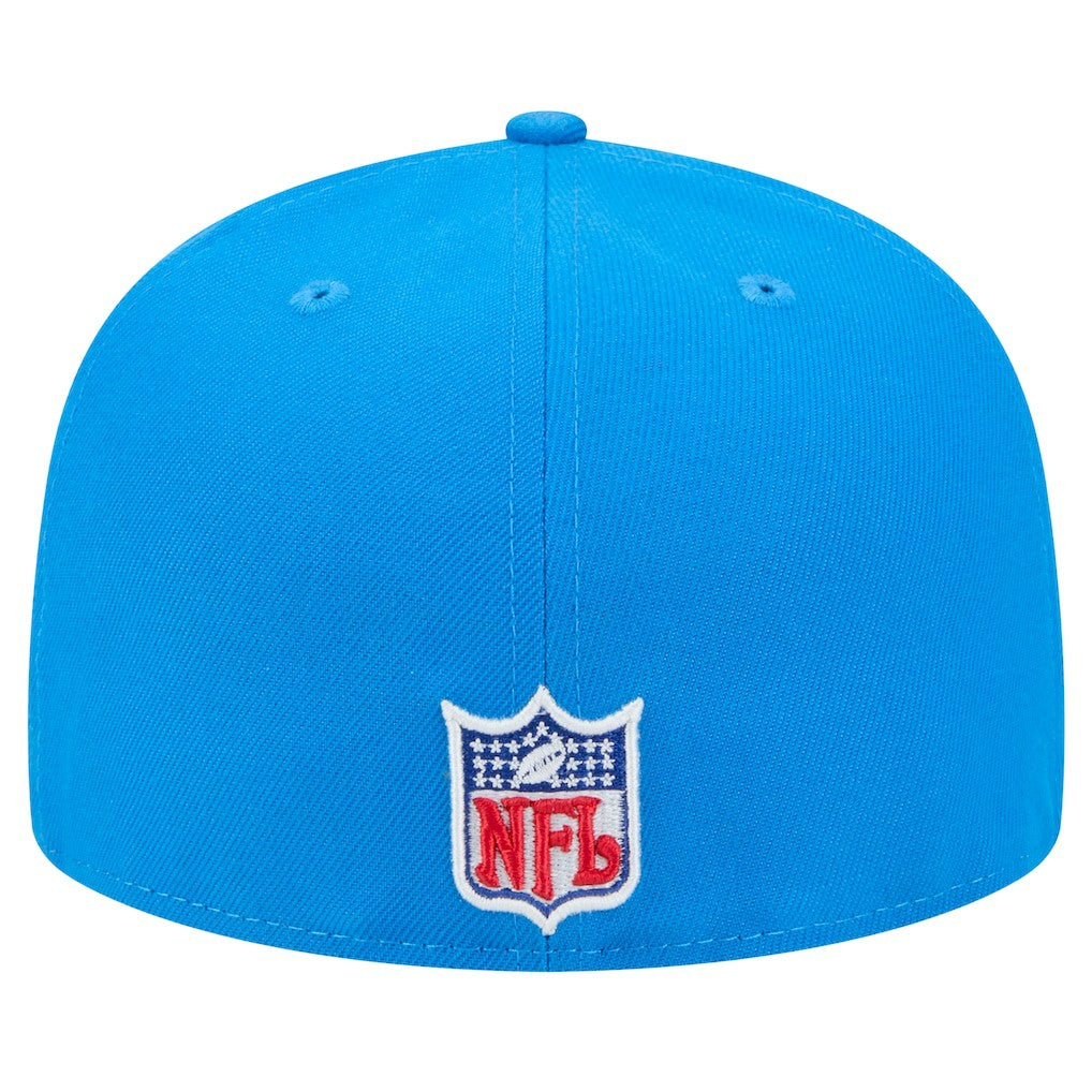 New Era Detroit Lions Blue Alternate Main 59FIFTY Fitted Hat - NFL