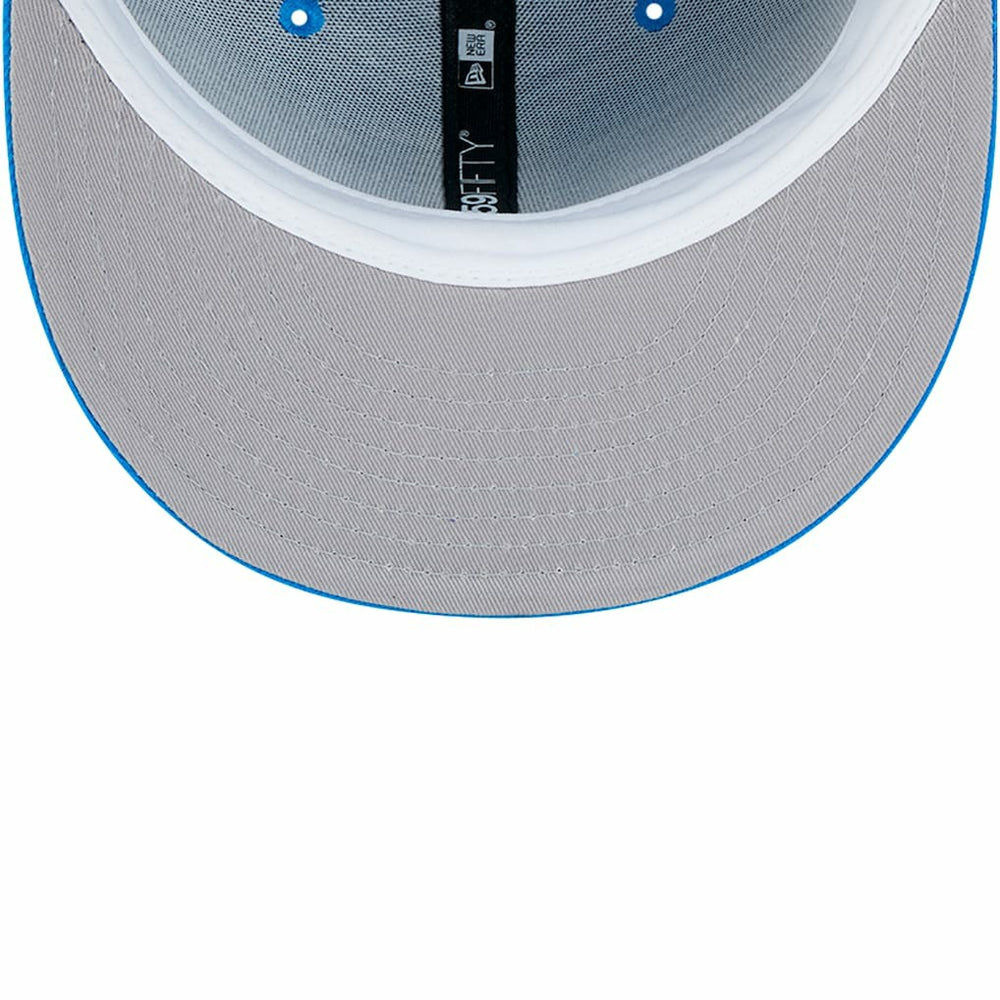 New Era Detroit Lions Blue Alternate Main 59FIFTY Fitted Hat - NFL