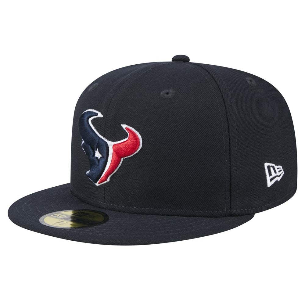 Houston Texans New Era Main 59FIFTY Fitted Hat - Navy - NFL