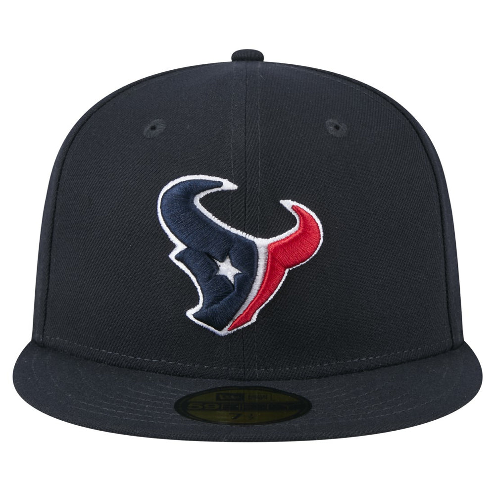 Houston Texans New Era Main 59FIFTY Fitted Hat - Navy - NFL