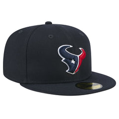 Houston Texans New Era Main 59FIFTY Fitted Hat - Navy - NFL