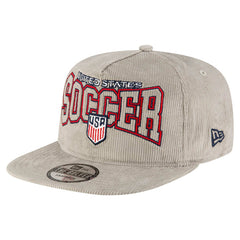 New Era - USMNT New Era Corduroy Golfer Adjustable Hat - Gray