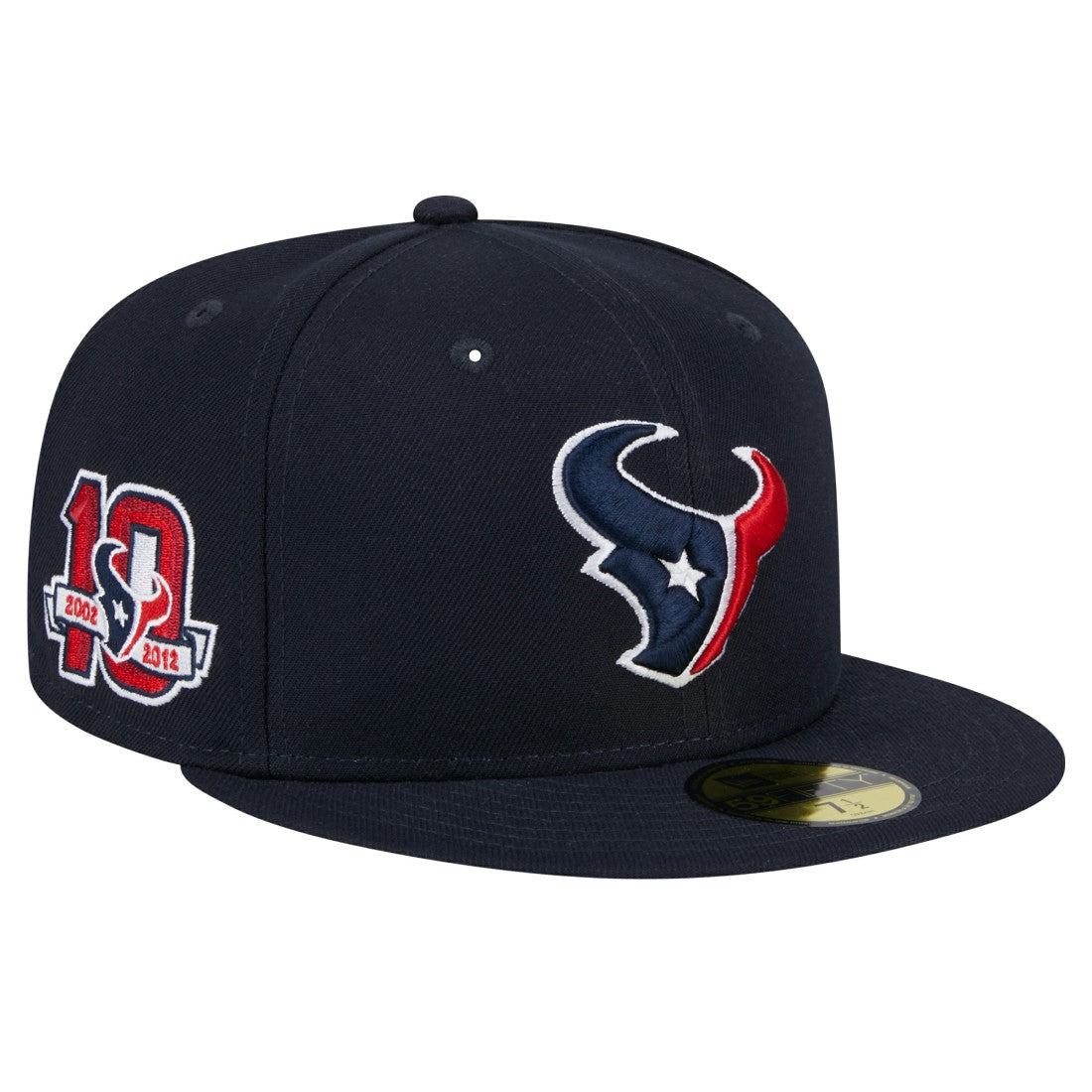 Houston Texans New Era Main Side Patch 59FIFTY Fitted Hat - Navy - NFL