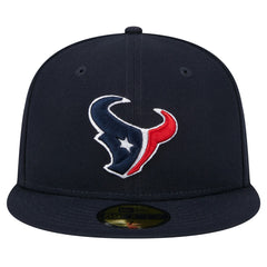Houston Texans New Era Main Side Patch 59FIFTY Fitted Hat - Navy - NFL