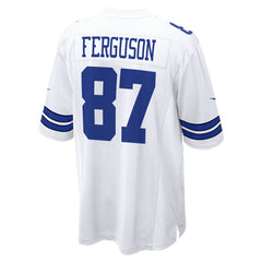 Jake Ferguson Dallas Cowboys Game Jersey - White - Nike
