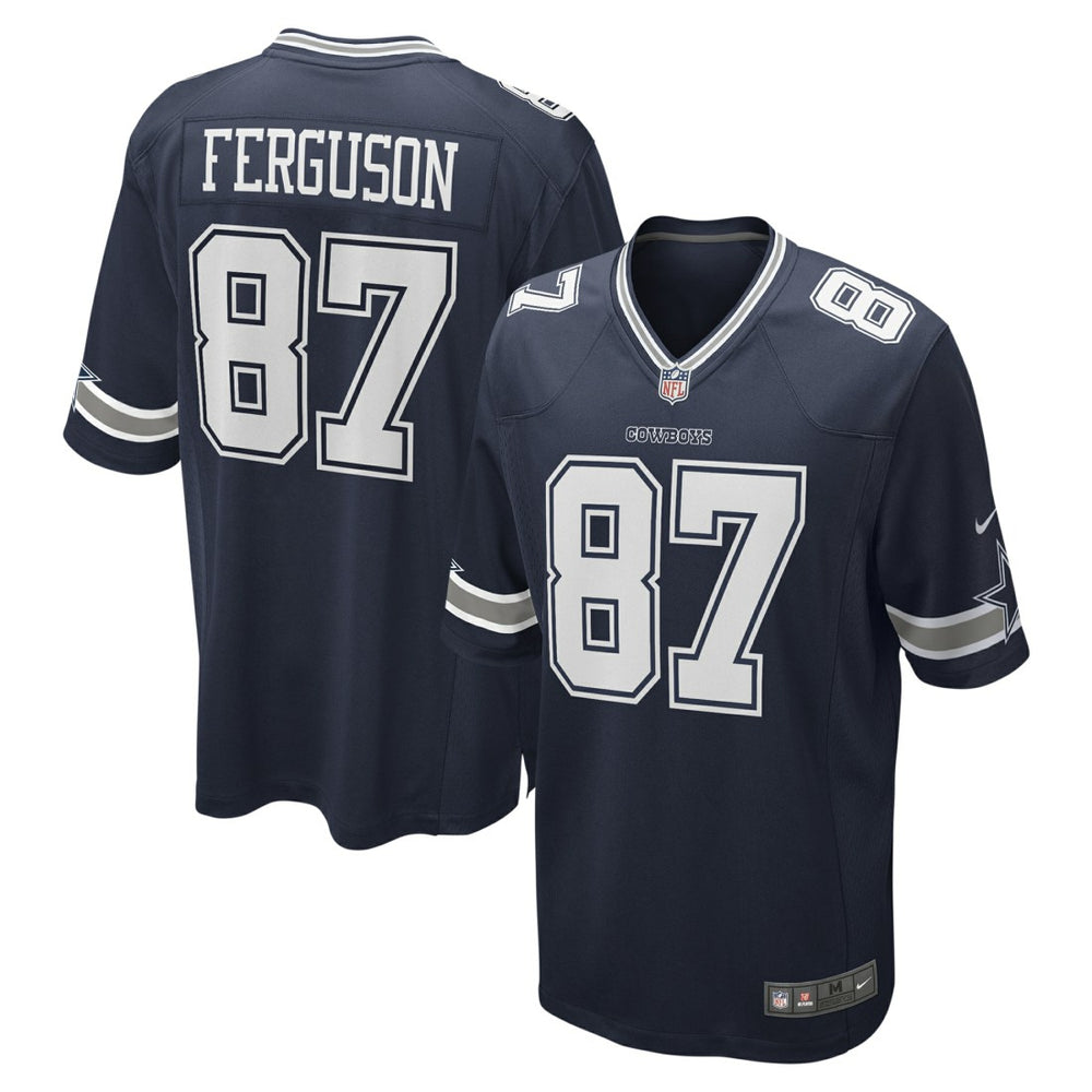 Jake Ferguson Dallas Cowboys Team Game Jersey - Navy - Nike