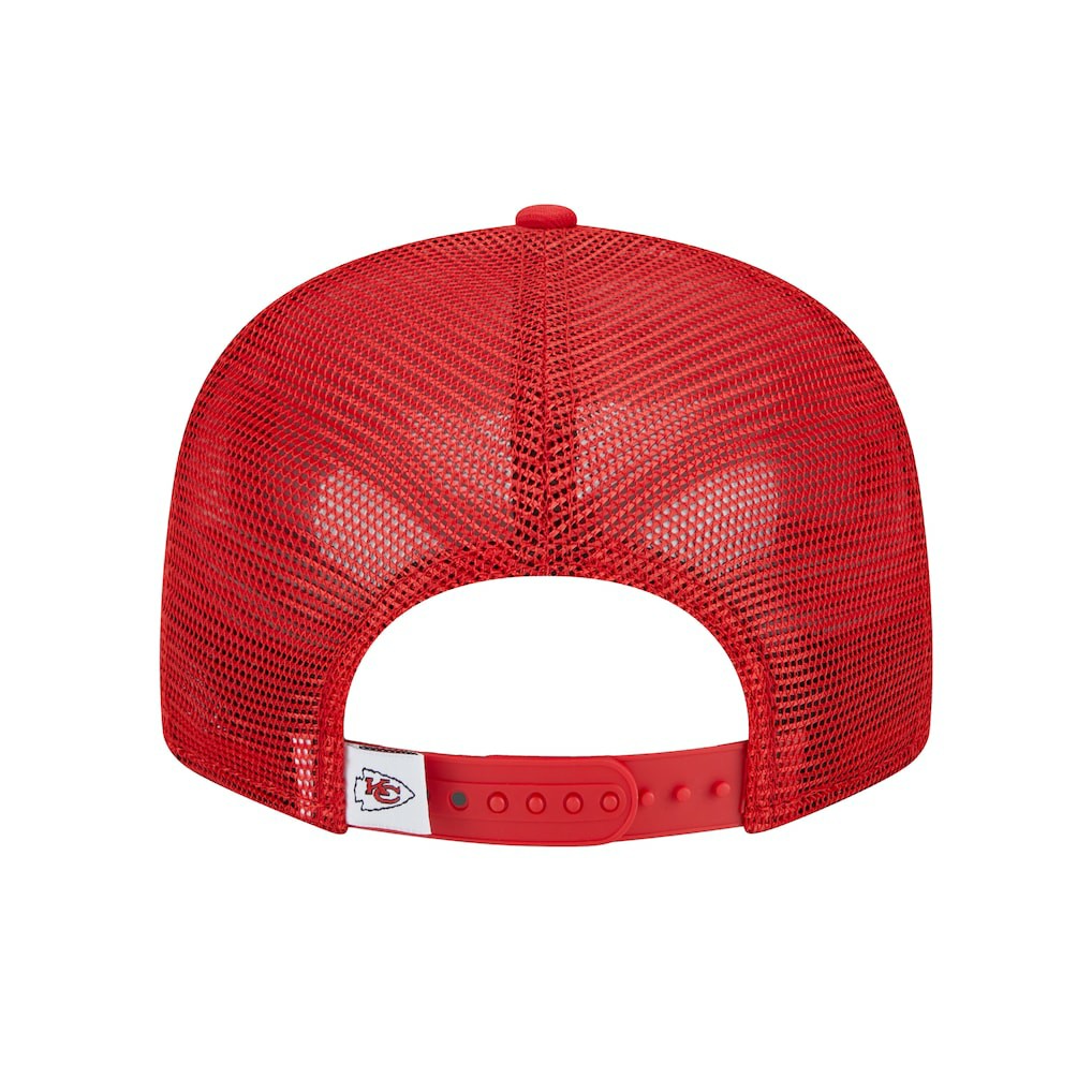 Kansas City Chiefs New Era Main Trucker 9FIFTY Snapback Hat - Red - NFL